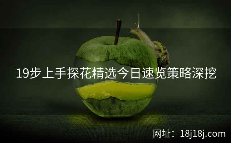 19步上手探花精选今日速览策略深挖